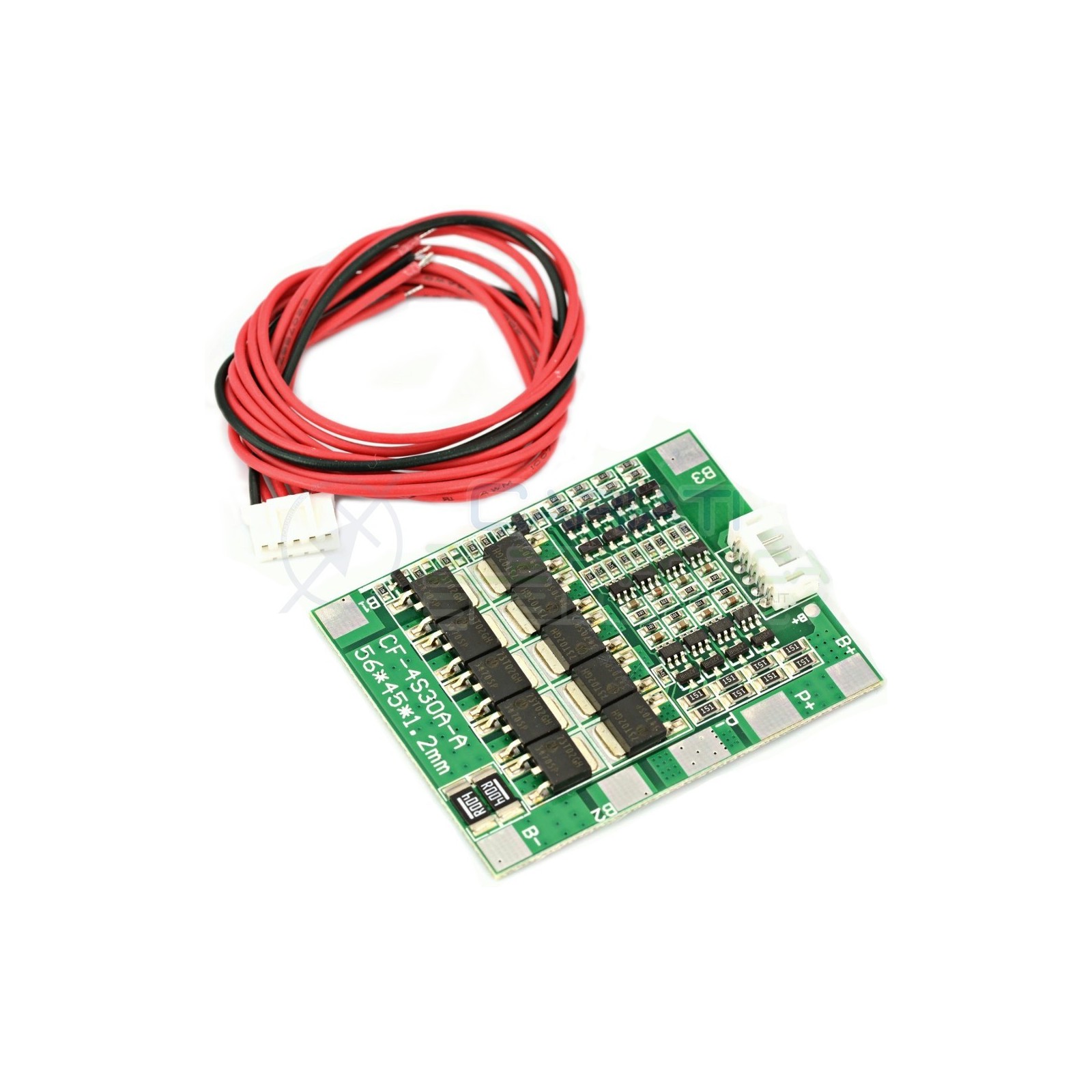 Circuito di protezione per 4 batterie 18650 Litio PCB battery 12,8/14,4V 30AGenerico