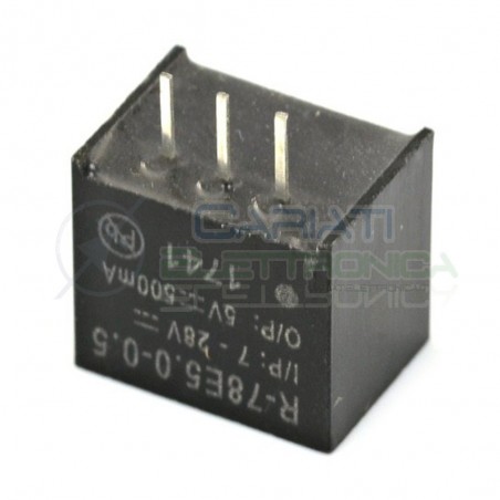 R-78E5.0-0.5 Recom Power REGOLATORE CONVERTITORE DC DC 5V 5W ingresso 7-28Vdc