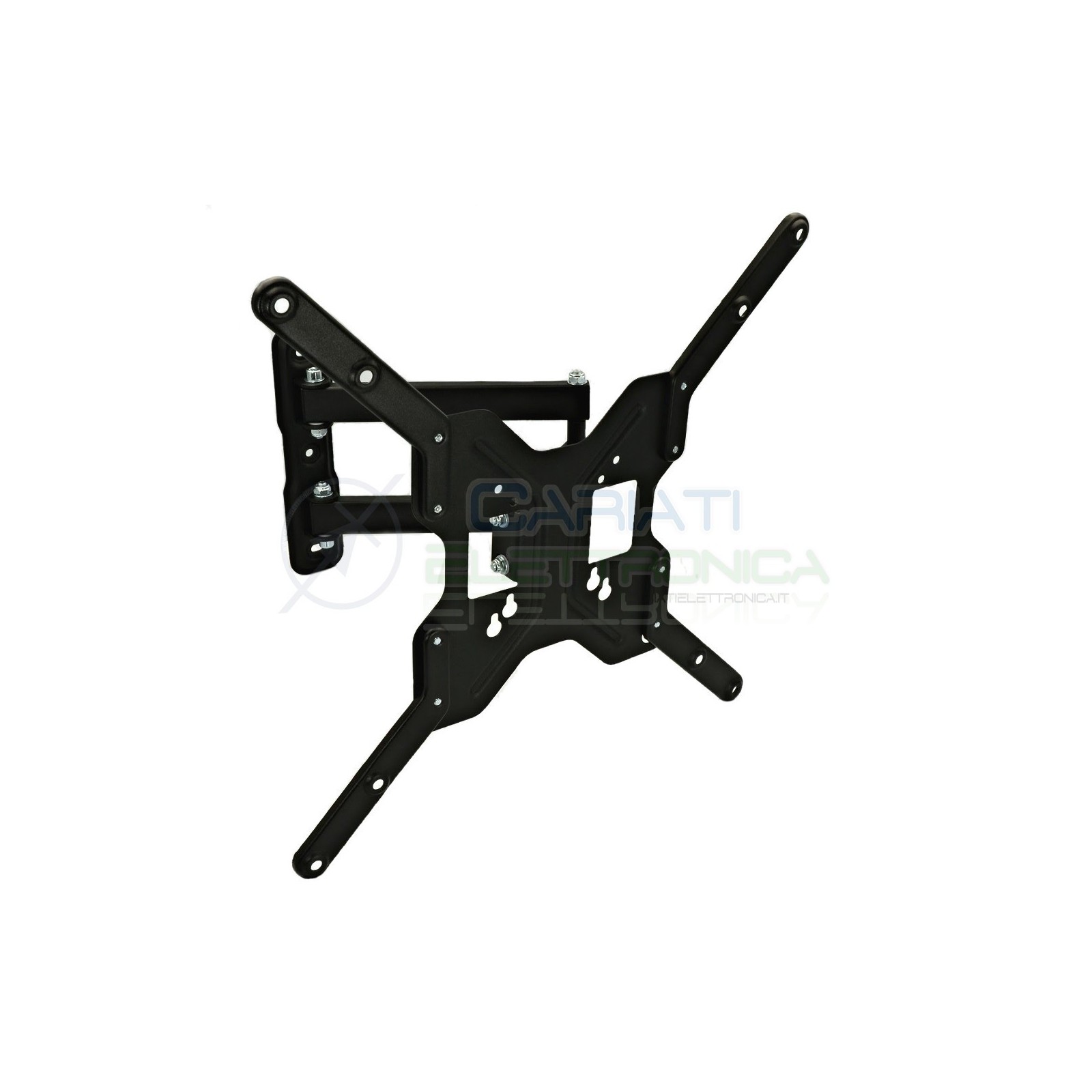 Supporto TV a Parete Orientabile e Inclinabile 23"-55" Staffa VESA 400x400 fino a 30 kg Cariati Elettronica