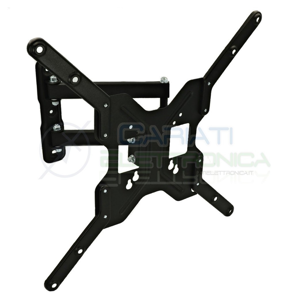 Full Motion TV Wall Mount 23"-55" | VESA 400x400 TV Bracket up to 30 kgCariati Elettronica