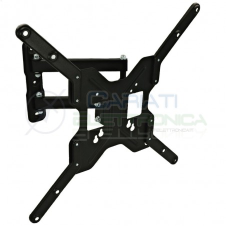 Full Motion TV Wall Mount 23"-55" | VESA 400x400 TV Bracket up to 30 kgCariati Elettronica