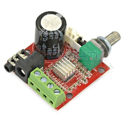 Amplificatore Audio 12V PAM8610 2x10W Classe D Hi-Fi Audio Stereo Amplifier