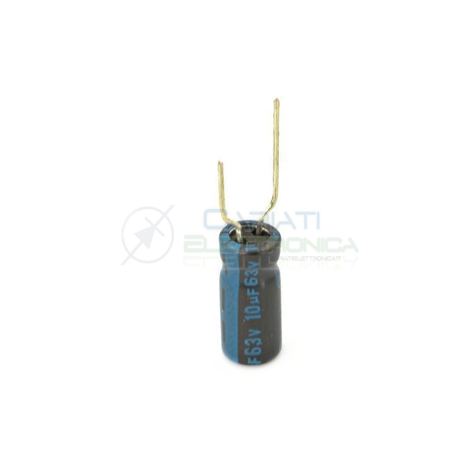 100 PEZZI Condensatore elettrolitico JAMICON 10uF 10 uF 63V 105°C 5x11mm PASSO 5mm