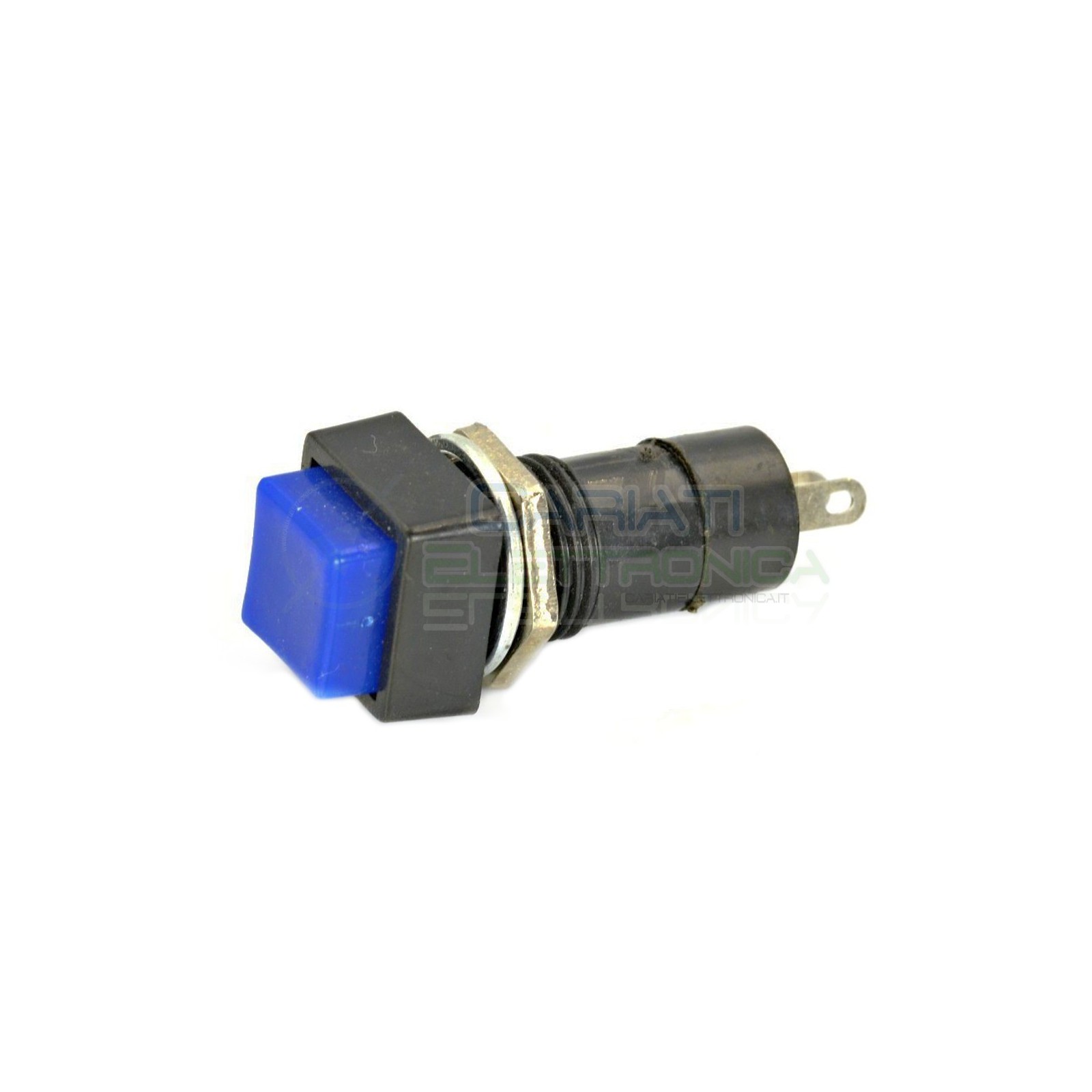 2 PEZZI INTERRUTTORE DA PANNELLO QUADRATO SPST 125V 3A BLU