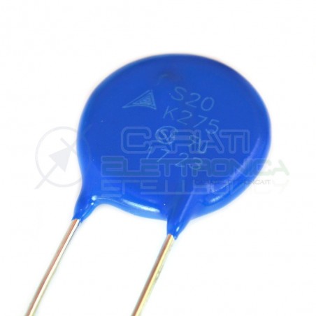2 PEZZI S20K275 SIOV Varistore metallico-ossidico THT 275VAC 350VDC 8000A EPCOSEPCOS