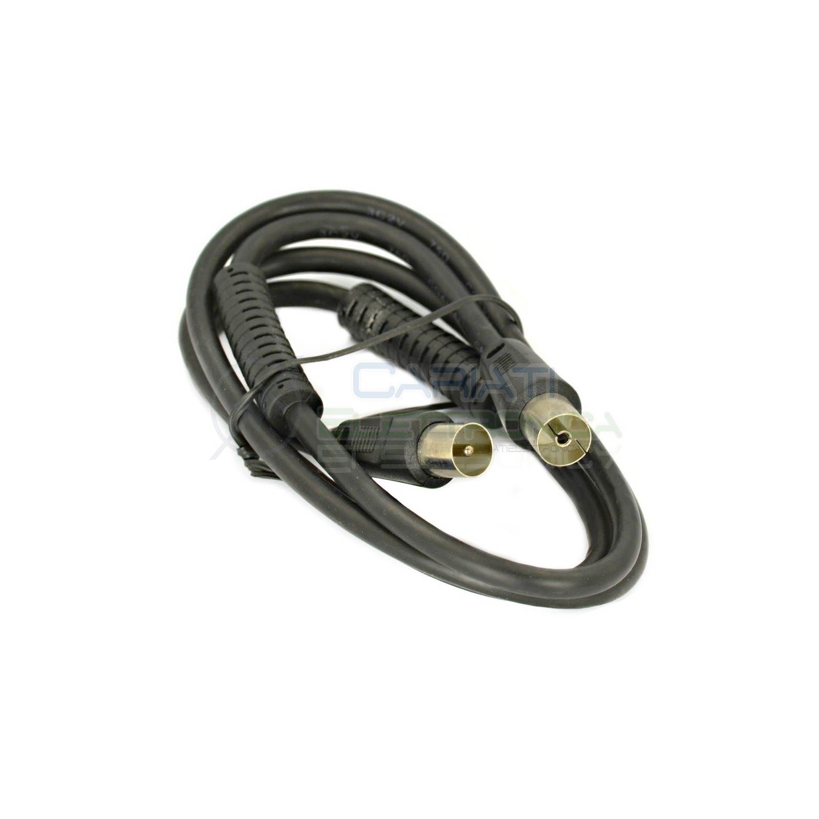 CAVO CAVETTO ANTENNA TV MASCHIO FEMMINA CON FILTRI IN FERRITE WINNER DA 1 METRO