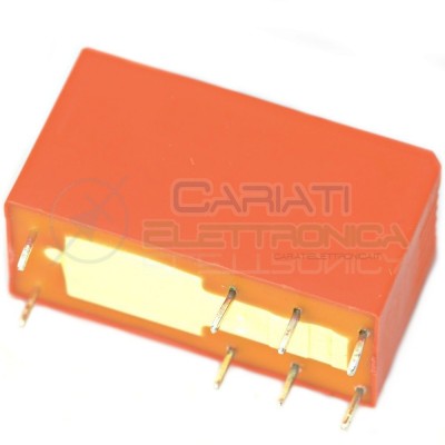 RT424524 Relè 24Vac Schrack Dpdt 250V 8A 8pin Doppio scambio Schrack