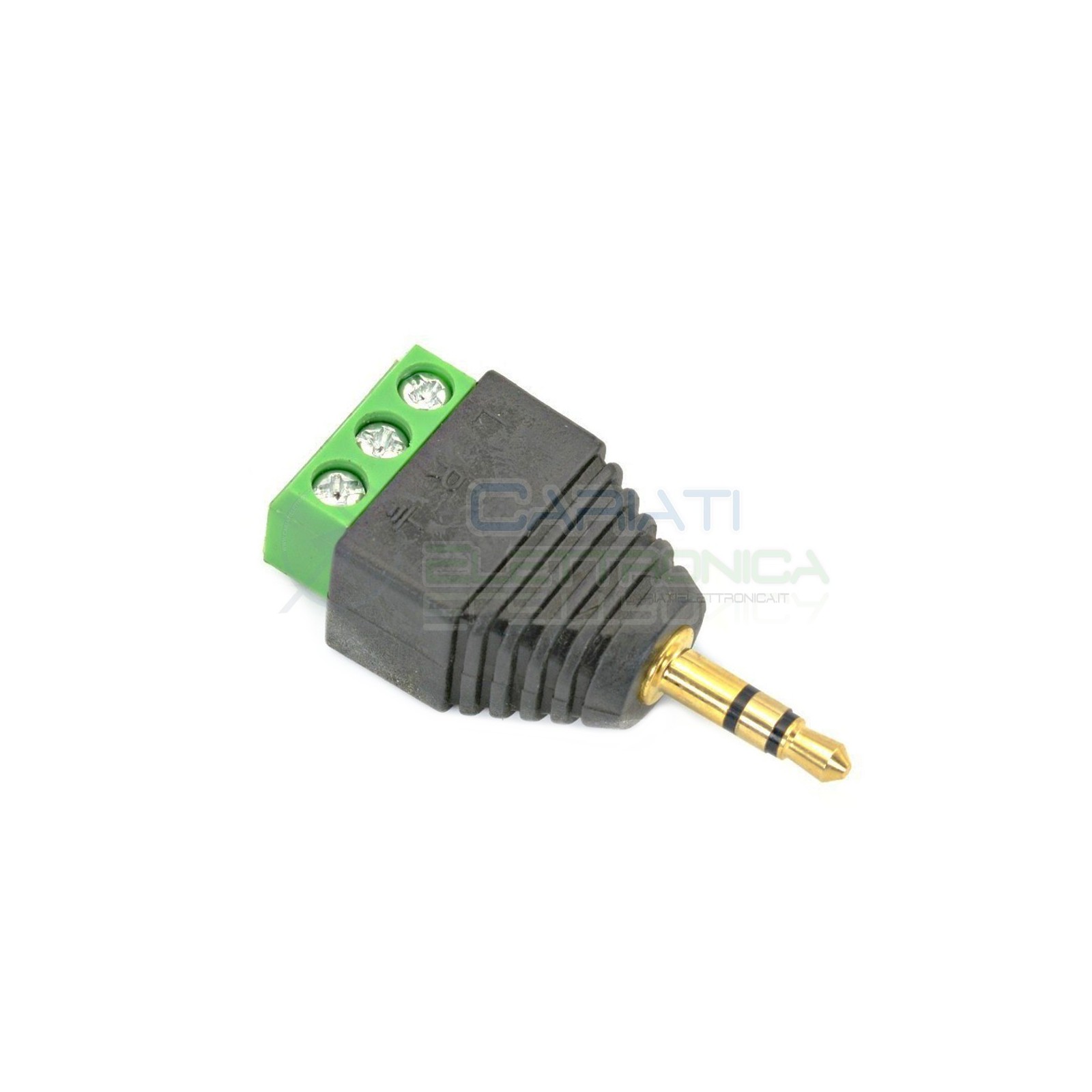 Adattatore spina jack da 3,5mm Audio Stereo con Morsettire 3 Poli per cavoMKC