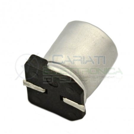 10 PEZZI Condensatore elettrolitico in SMD 100uF 35V 6x8mm 85°C SAMWHA 100 uF