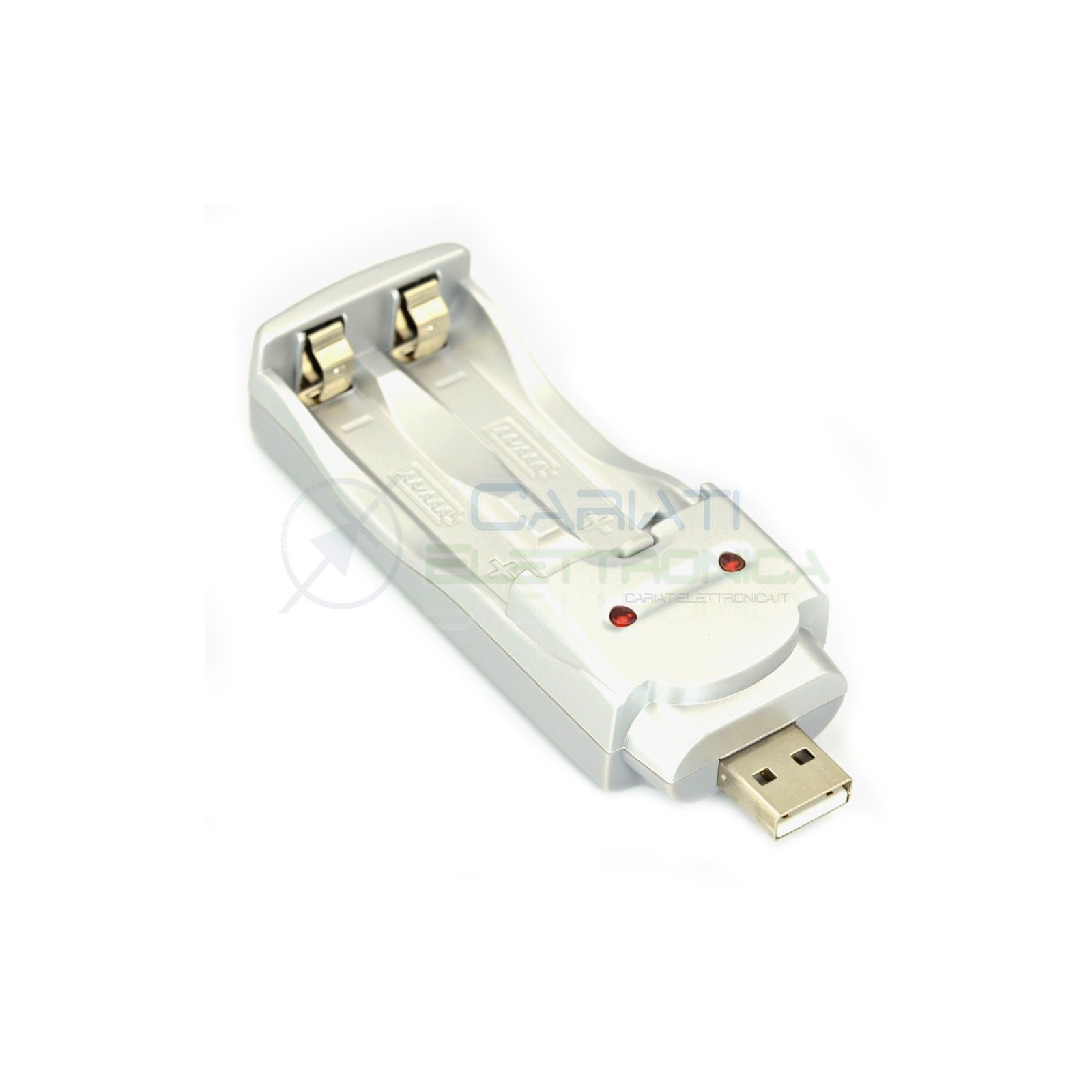 CARICABATTERIA USB per PILE AA e AAA BATTERIE Ni-MH Ni-Cd RICARICA PORTATILETrustfire