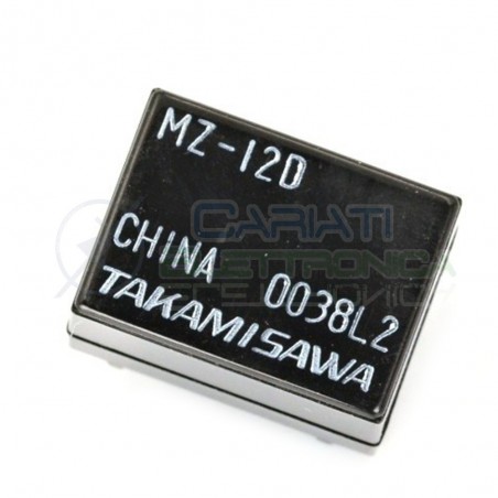 MZ-12D Relay coil 12V SPDT 12 Vdc out contact 2A 125Vac 24VdcTakamisawa