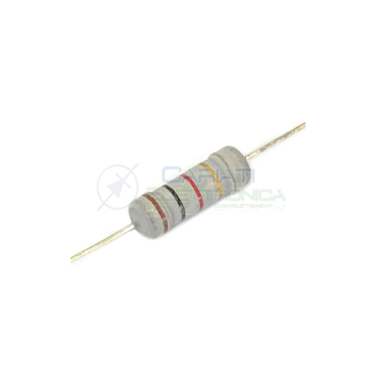 50 Pezzi Resistenza 68 Ohm 2Watt Ossido metallico 5% 68Ohm T-ohm