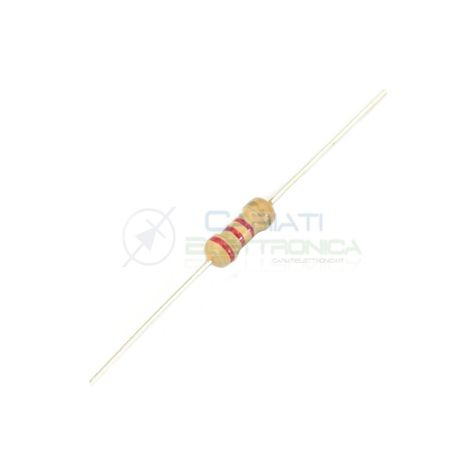 1000 PEZZI DI RESISTENZE STRATO CARBONE 1,2 ohm 1/4W 0,25 WATT 5% RESISTENZA 1,2ohm