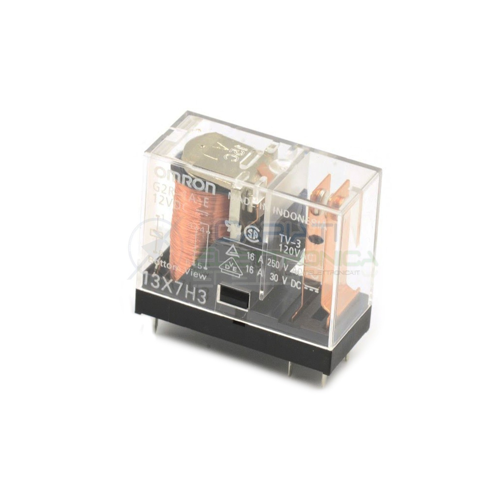 Relè OMRON G2R-1A-E bobina da 12Vdc 16A 250Vac 16A 30Vdc SPST Omron