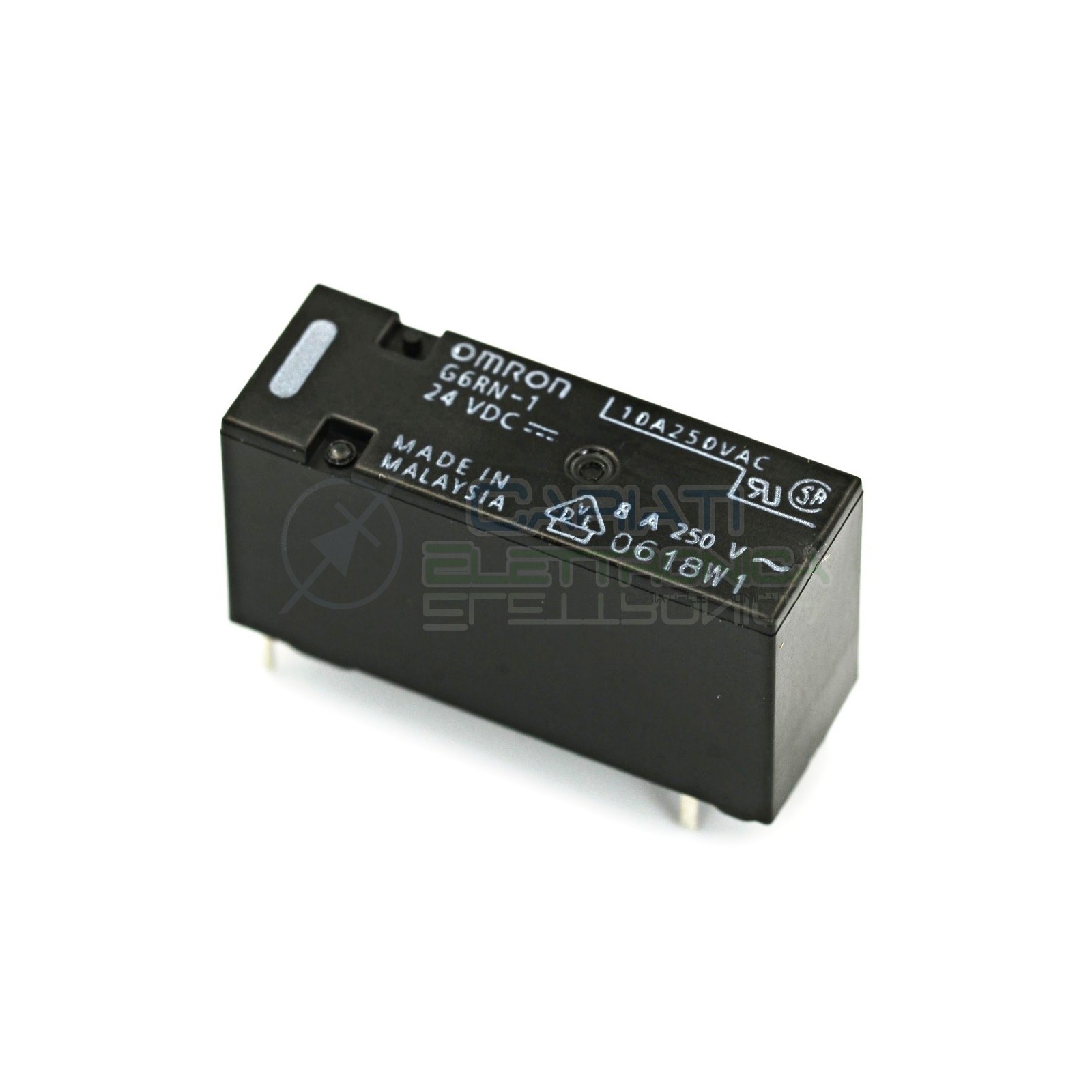 Relè G6RN-1 24VDC Bobina 24V Dc Omron SPDT 8A 250VAC 5A 30VDC Omron