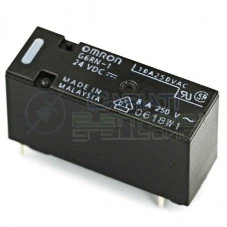 Relè G6RN-1 24VDC Bobina 24V Dc Omron SPDT 8A 250VAC 5A 30VDC Omron