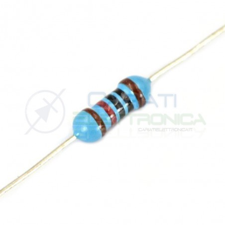 100 PEZZI DI RESISTENZE STRATO METALLICO 390 kohm 1/4W 0,25 WATT 1% RESISTENZA 390kohm