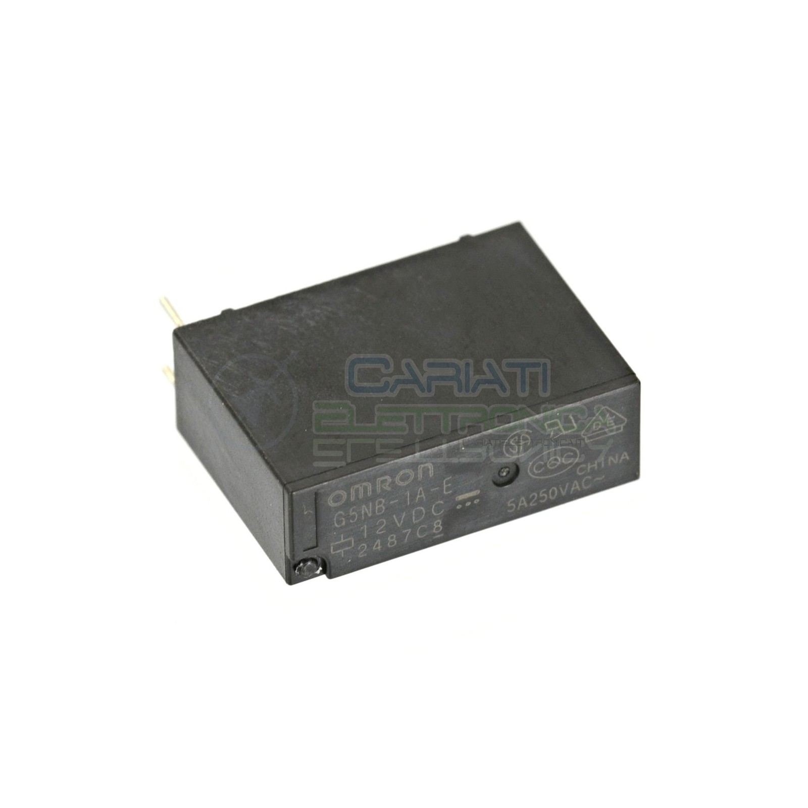 Relè OMRON singolo 1 scambio G5NB-1A-E SPST bobina 12Vdc 250Vac 5A Omron