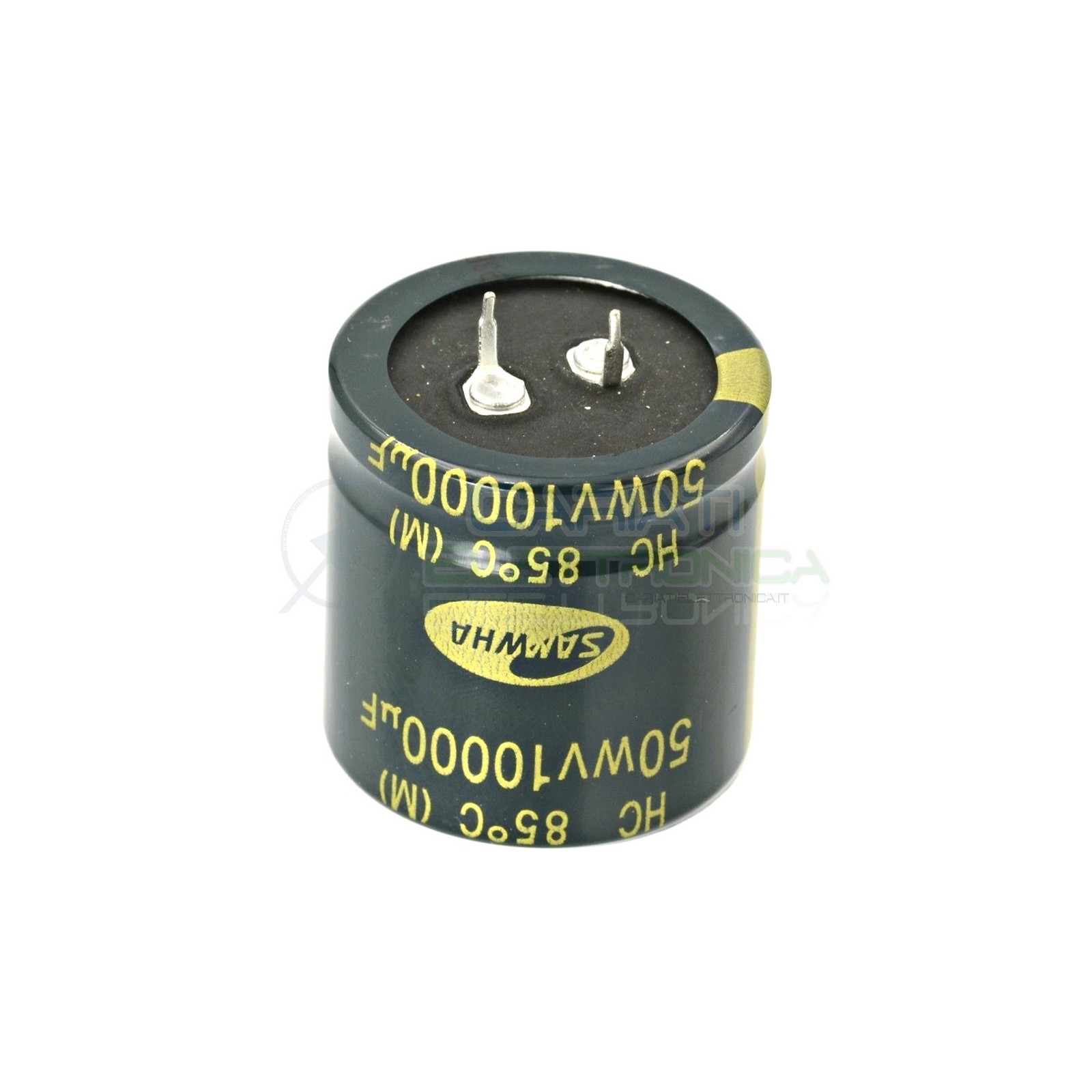 Condensatore Elelettrolitico SNAP IN 10000uF 50V 35x35mm 85° PASSO 10mm SAMWHA