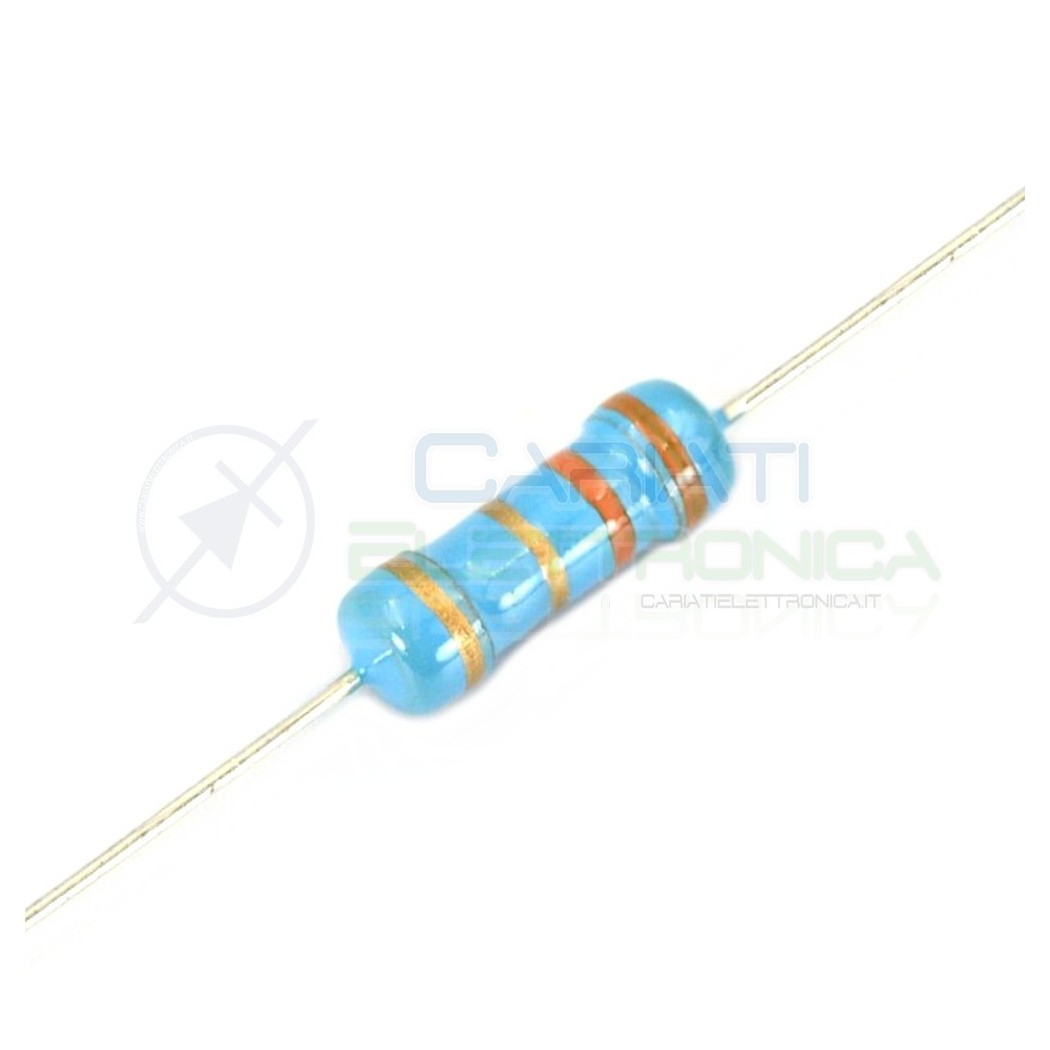 50 PEZZI DI RESISTENZE STRATO CARBONE 1,5 ohm 1/2W 0,5 WATT 5% RESISTENZA 1,5Ohm