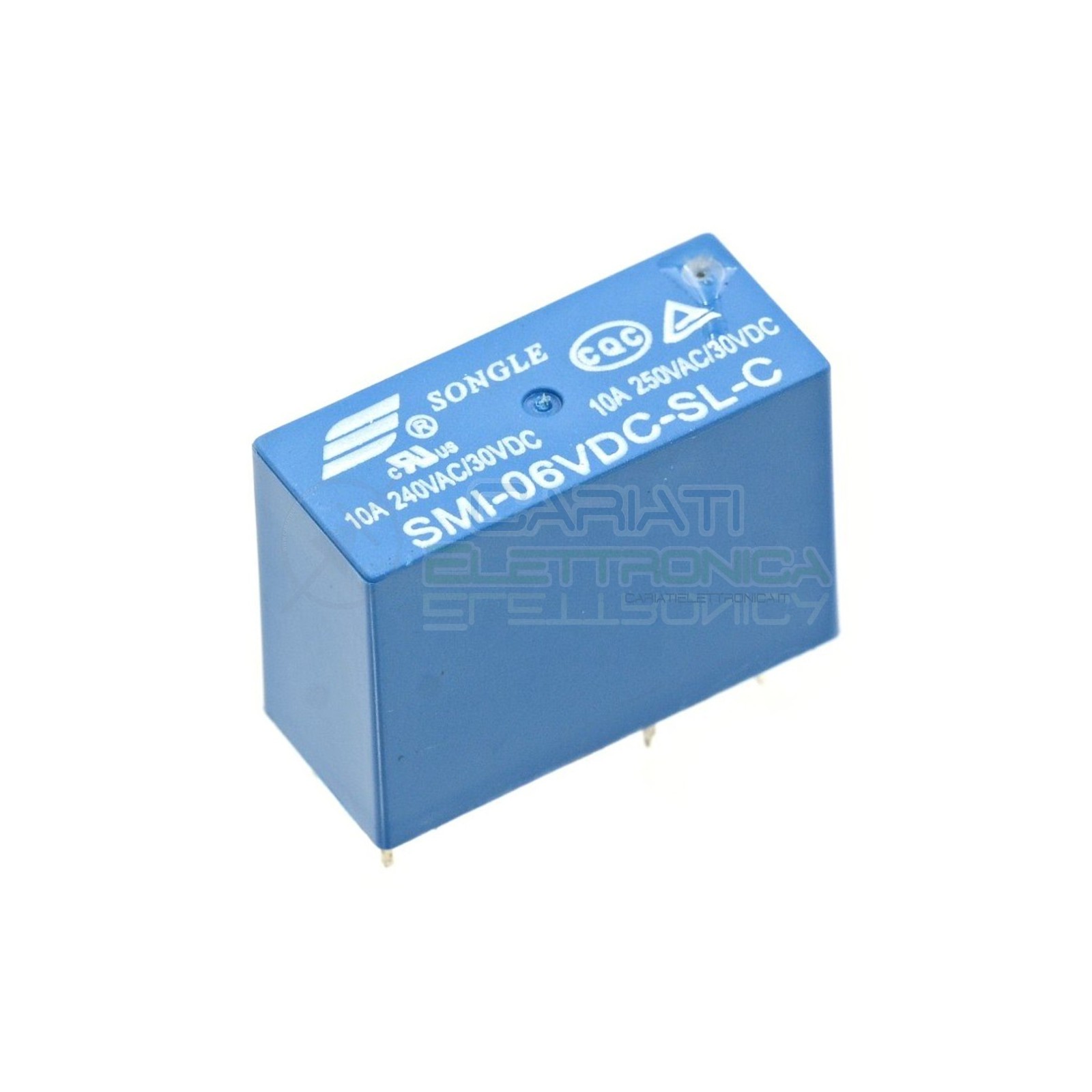 Relay Relè 6V Dc 10A 1 Scambio SMI-06VDC-SL-C Songle SPDT Circuito Stampato PcbSongle