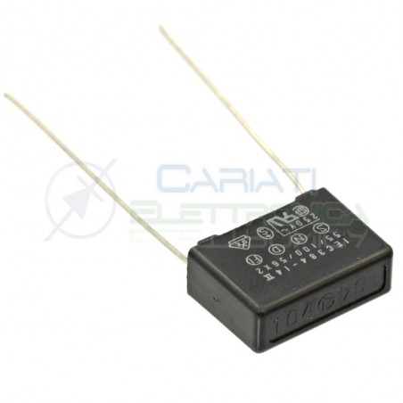 Condensatore OKAYA RE104 100nF 0.1uF 275V OKAYA