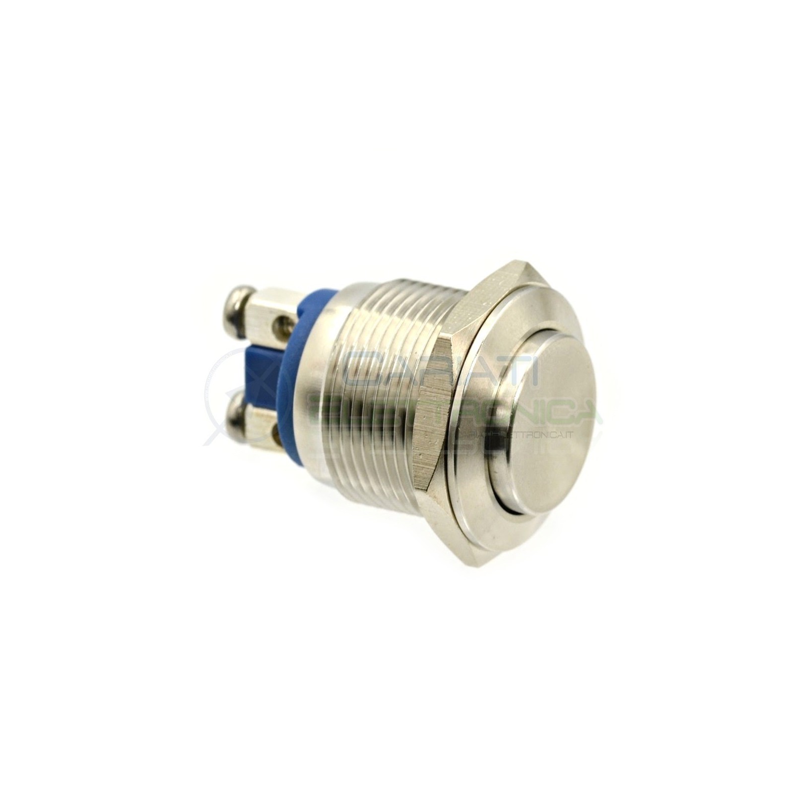 PULSANTE CROMATO NORMALMENTE APERTO SPST 3A 250V 12V