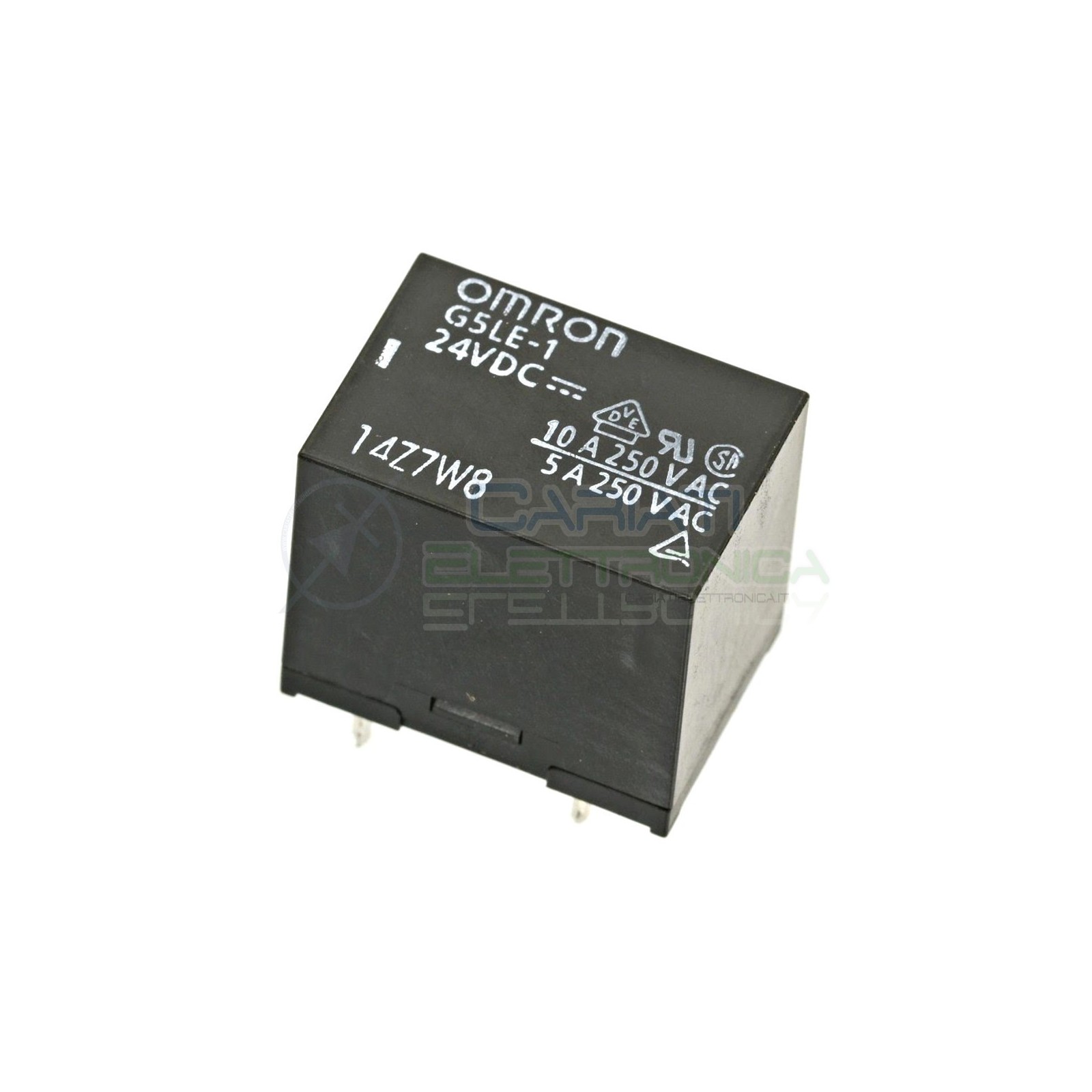 Relè Omron singolo scambio G5LE-1 24Vdc SPDT bobina 24V 250Vac 10A Omron