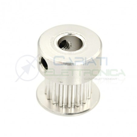2 Pezzi Puleggia 16 denti 5mm GT2 tendicinghia ruota dentata Stampante 3D Generico