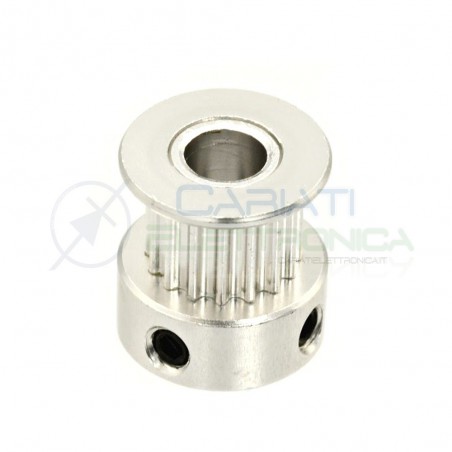 2 Pezzi Puleggia 16 denti 5mm GT2 tendicinghia ruota dentata Stampante 3D Generico