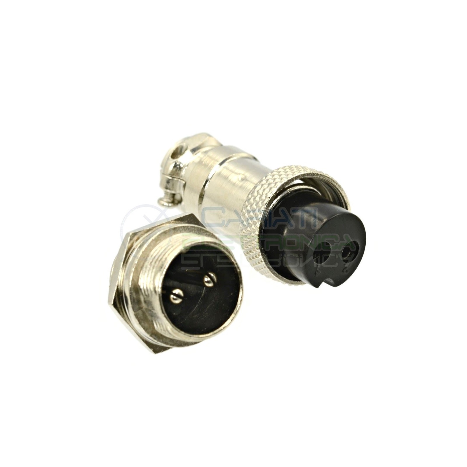 Kit Spina Presa Microfonica 2 Poli Connettore Maschio Femmina Generico