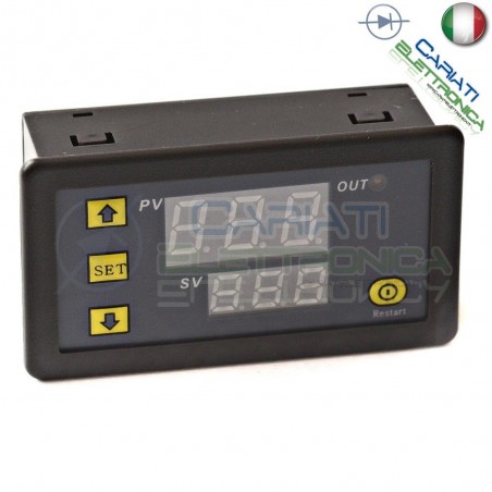 Display Da Pannello Modulo Temporizzatore Timer 5V 6 Funzioni Rele' RelayGenerico
