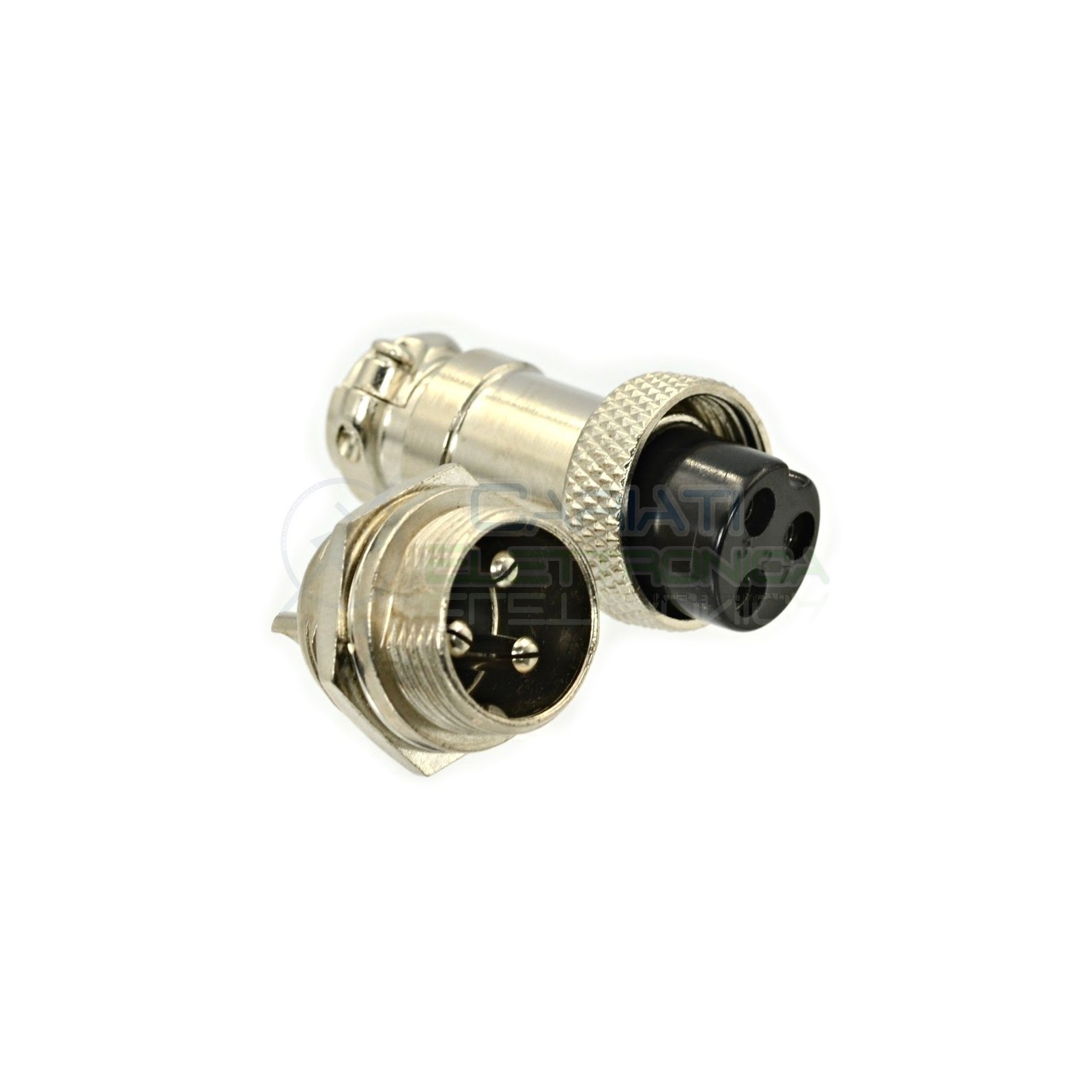 KIT SPINA PRESA MICROFONICA 3 POLI CONNETTORE MASCHIO FEMMINA Generico