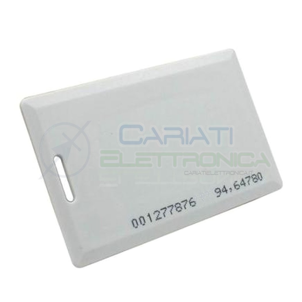 Card TAG RFID 125KHz tessera per trasponder carta badge EM-4100