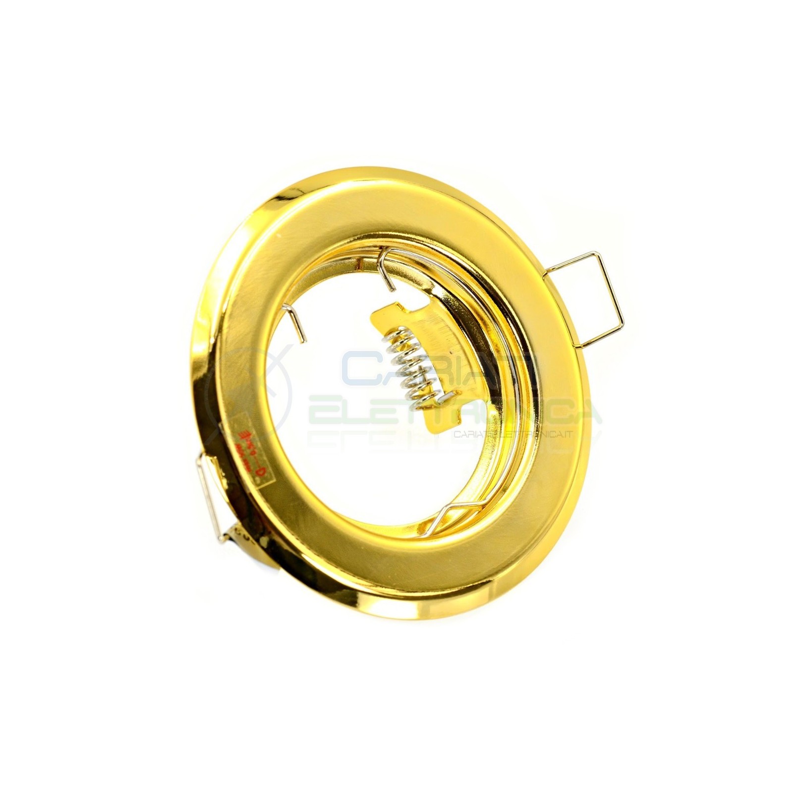 PORTAFARETTO DA INCASSO FISSO PER FARETTO GU10 MR16 LED COLORE OROKanlux