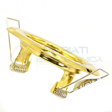 PORTAFARETTO DA INCASSO FISSO PER FARETTO GU10 MR16 LED COLORE OROKanlux