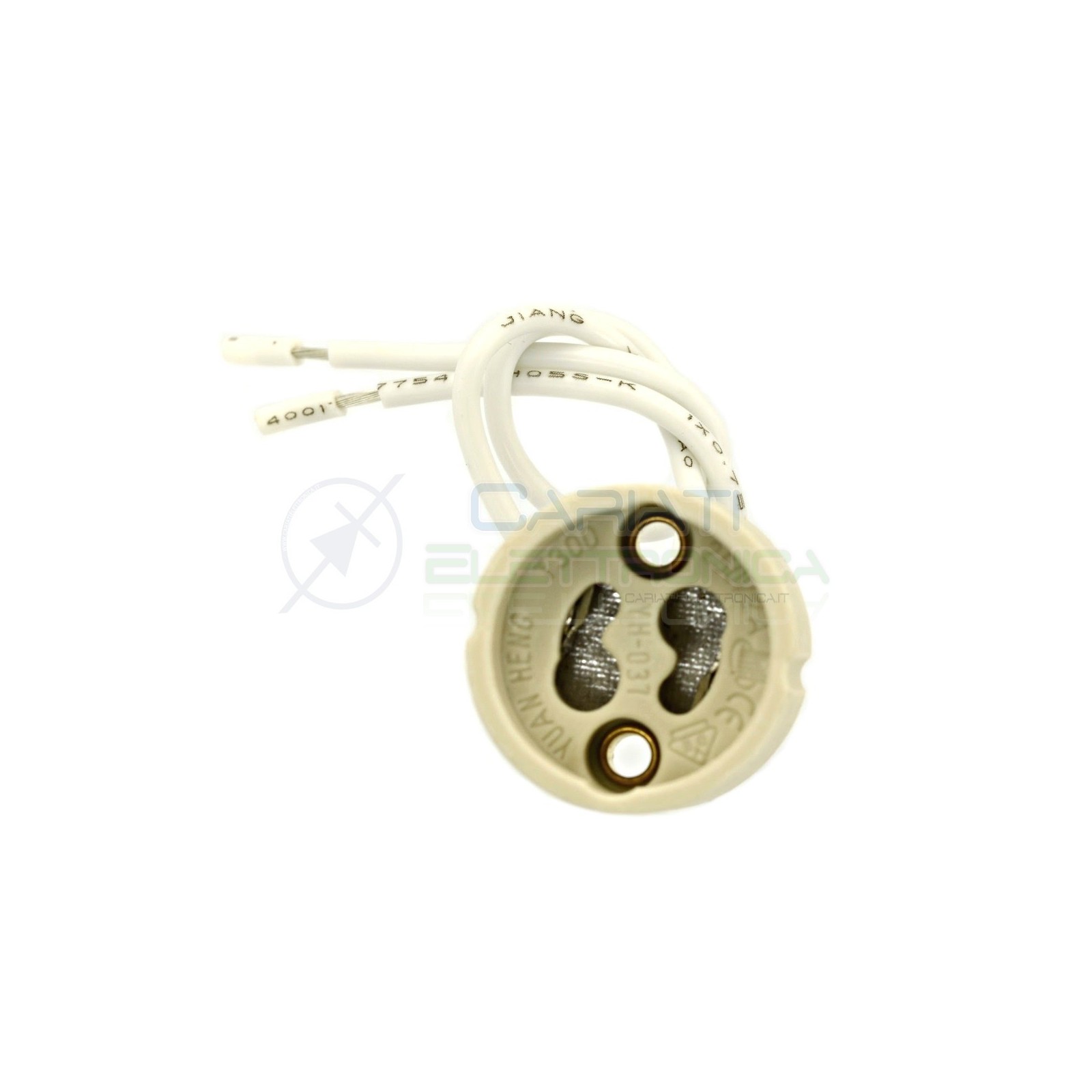 PORTALAMPADA ATTACCO LAMPADA SUPPORTO GU10 IN CERAMICAGenerico