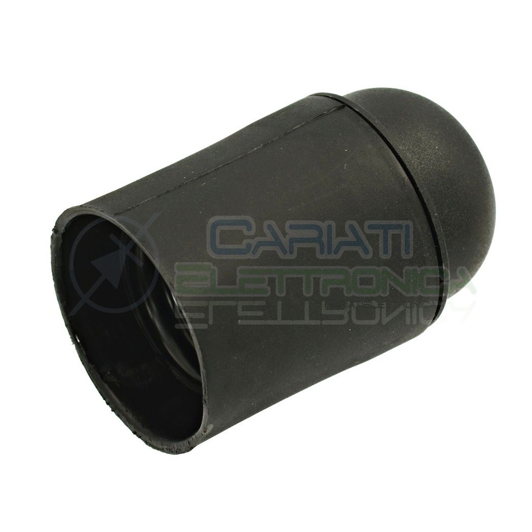 Holderlamp E27 black 250V 4ALampo
