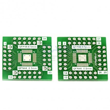 1 PEZZO Adattatore Basetta Test PCB QFN48 QFN44 a DIP48 DIP44