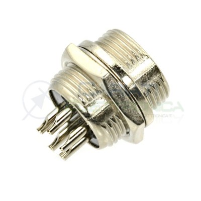 Spina Presa Microfonica 5 Poli Connettore Da PannelloGenerico