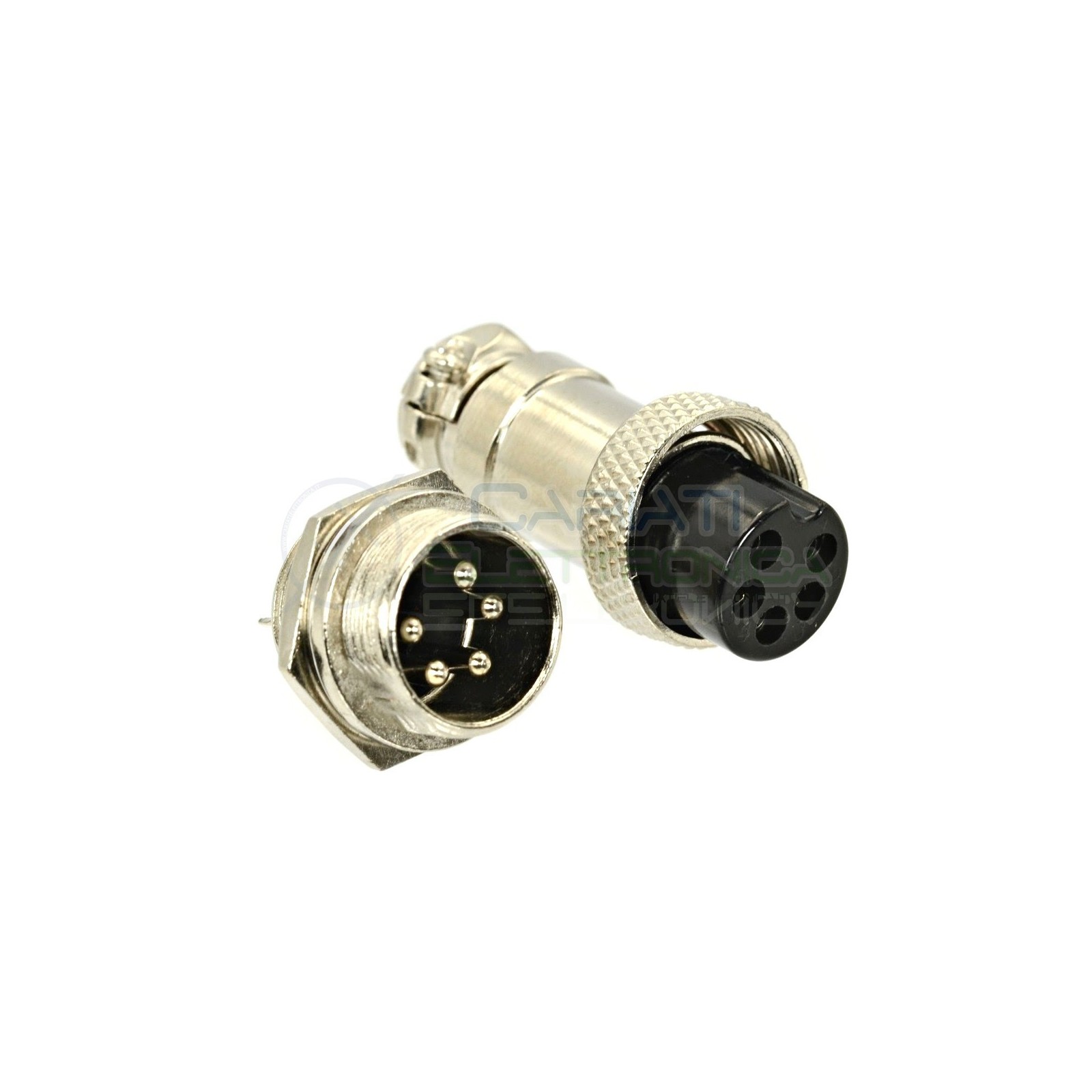 KIT SPINA PRESA MICROFONICA 5 POLI CONNETTORE MASCHIO FEMMINA Generico