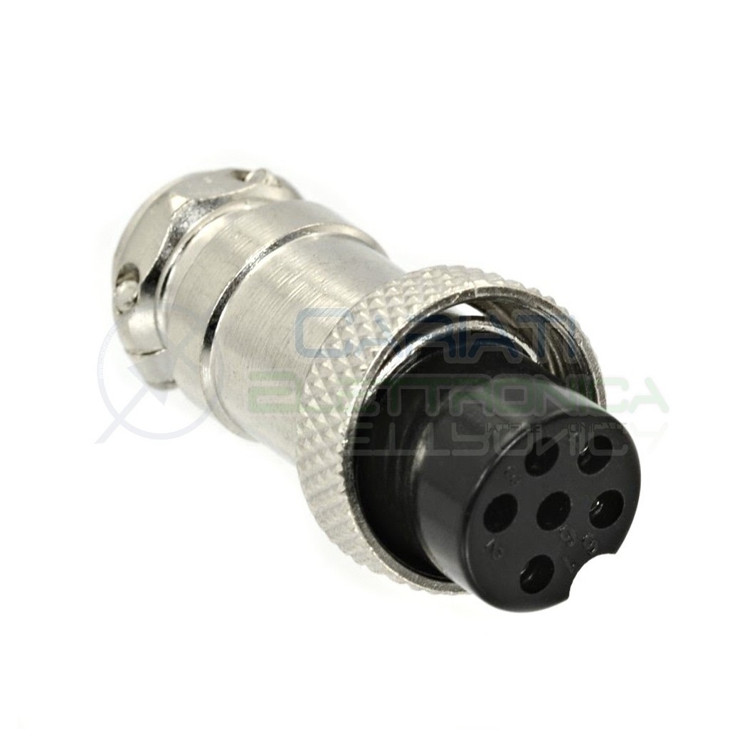 Spina Presa Microfonica 6 Poli Connettore VolanteGenerico