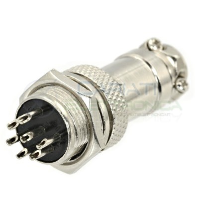 Kit spina presa microfonica 7 Poli connettore maschio femmina
