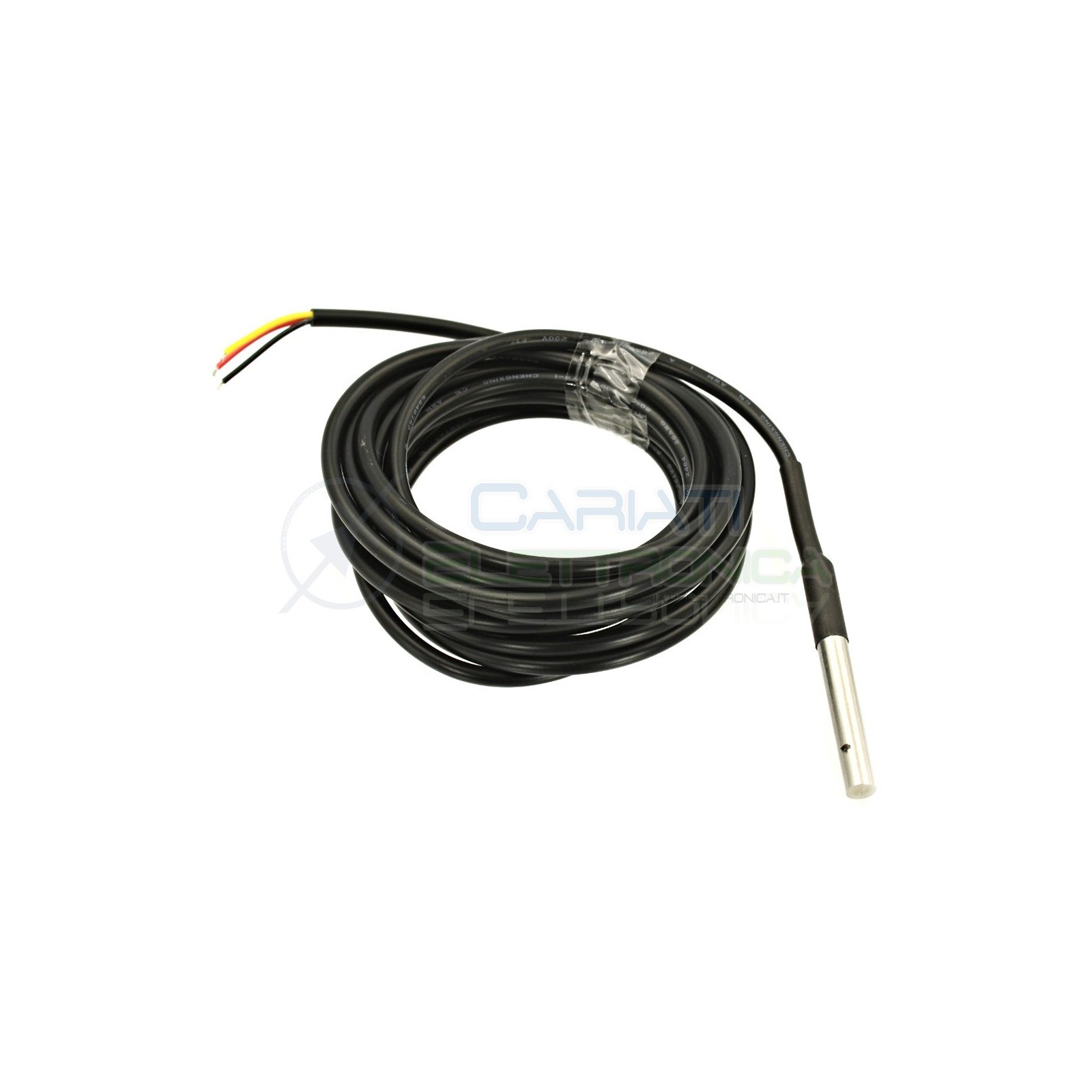 Sonda DS18b20 sensore temperatura termostato Cavo 2m -55 a 125°C Arduino Raspberry Generico