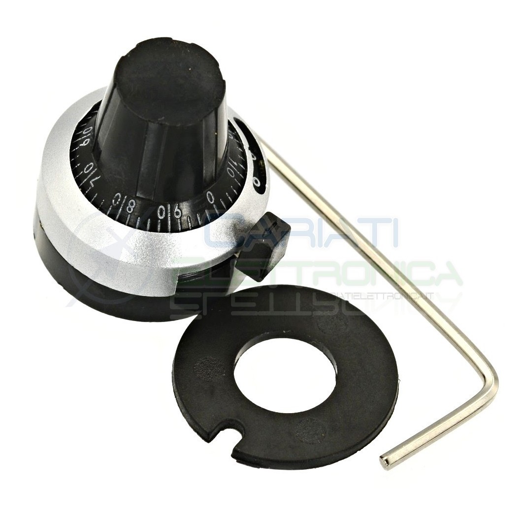 Manopola Knob per Potenziometro 3590s 3590 Precisione Micrometrica 10 GIRI
