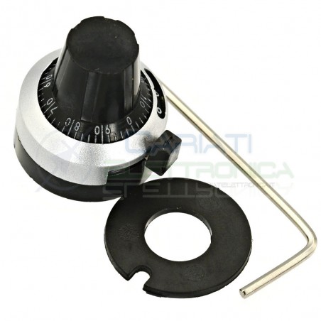 Manopola Knob per Potenziometro 3590s 3590 Precisione Micrometrica 10 GIRI