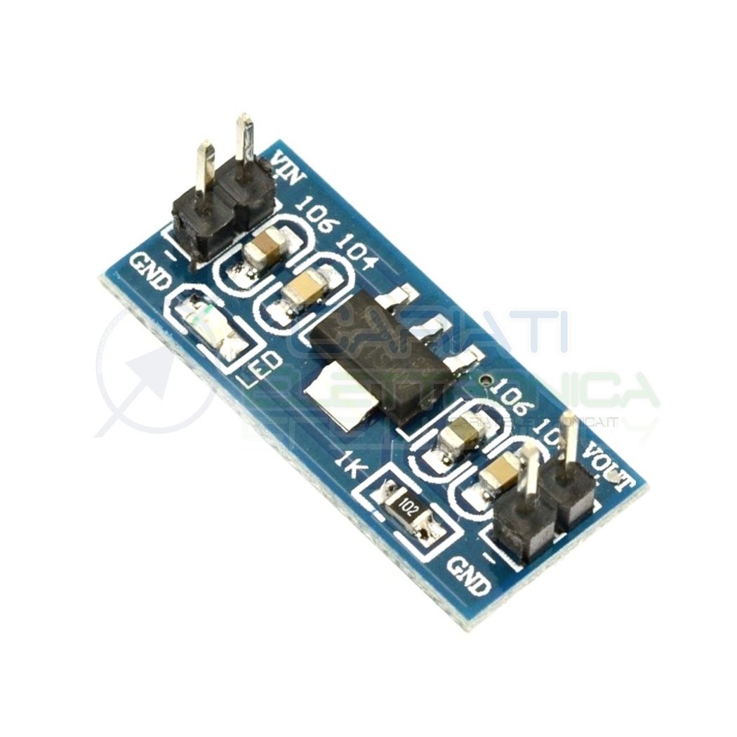 Regolatore di Tensione step-down AMS1117 3.3V Arduino Raspberry PIC Generico