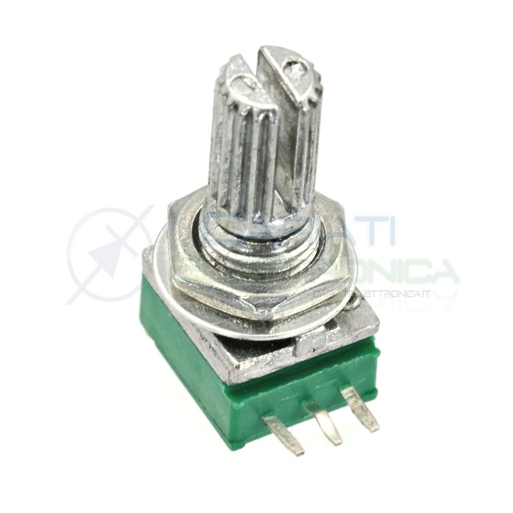 1 Pezzo Potenziometro Lineare 50 Kohm B50K RK097N 15mm Audio AmplificatoreGenerico
