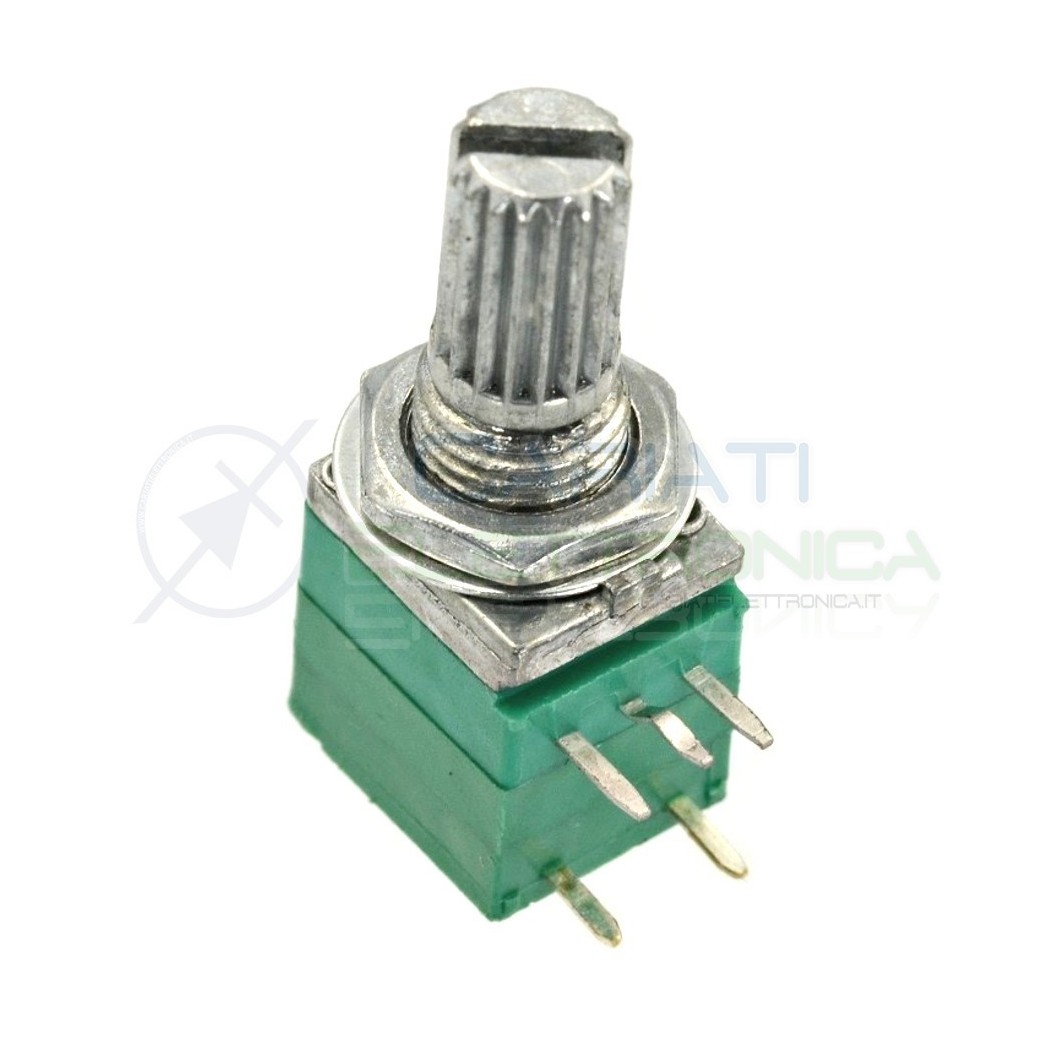 Potenziometro Lineare 20 Kohm B20K RV097NS 15mm con INTERRUTTORE Generico