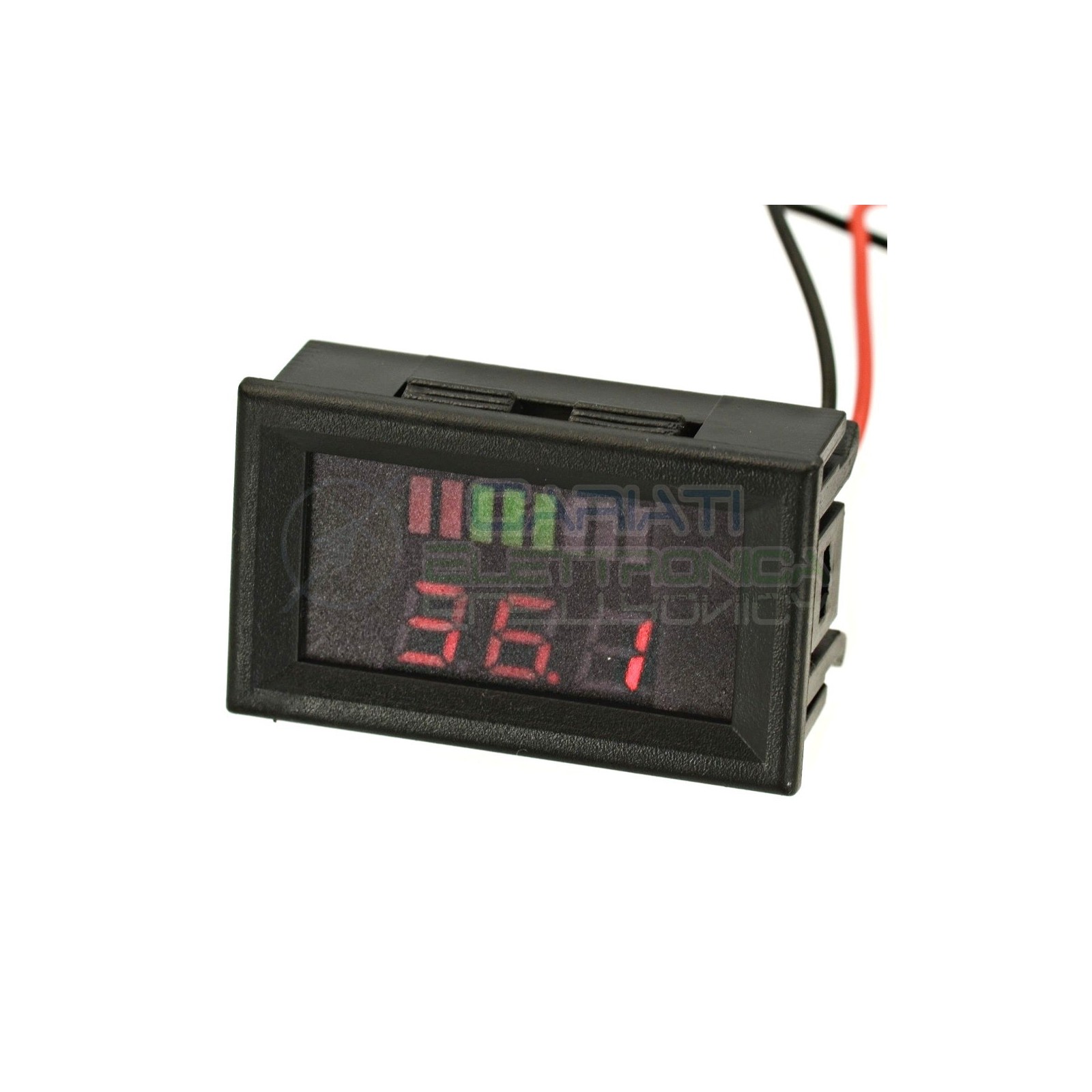 INDICATORE DI CARICA VOLTMETRO Display led per batterie al piombo 36VGenerico